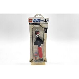2008 Lego Star Wars Darth Vader Ball Point Pen #2155 Blue Clone Wars Package